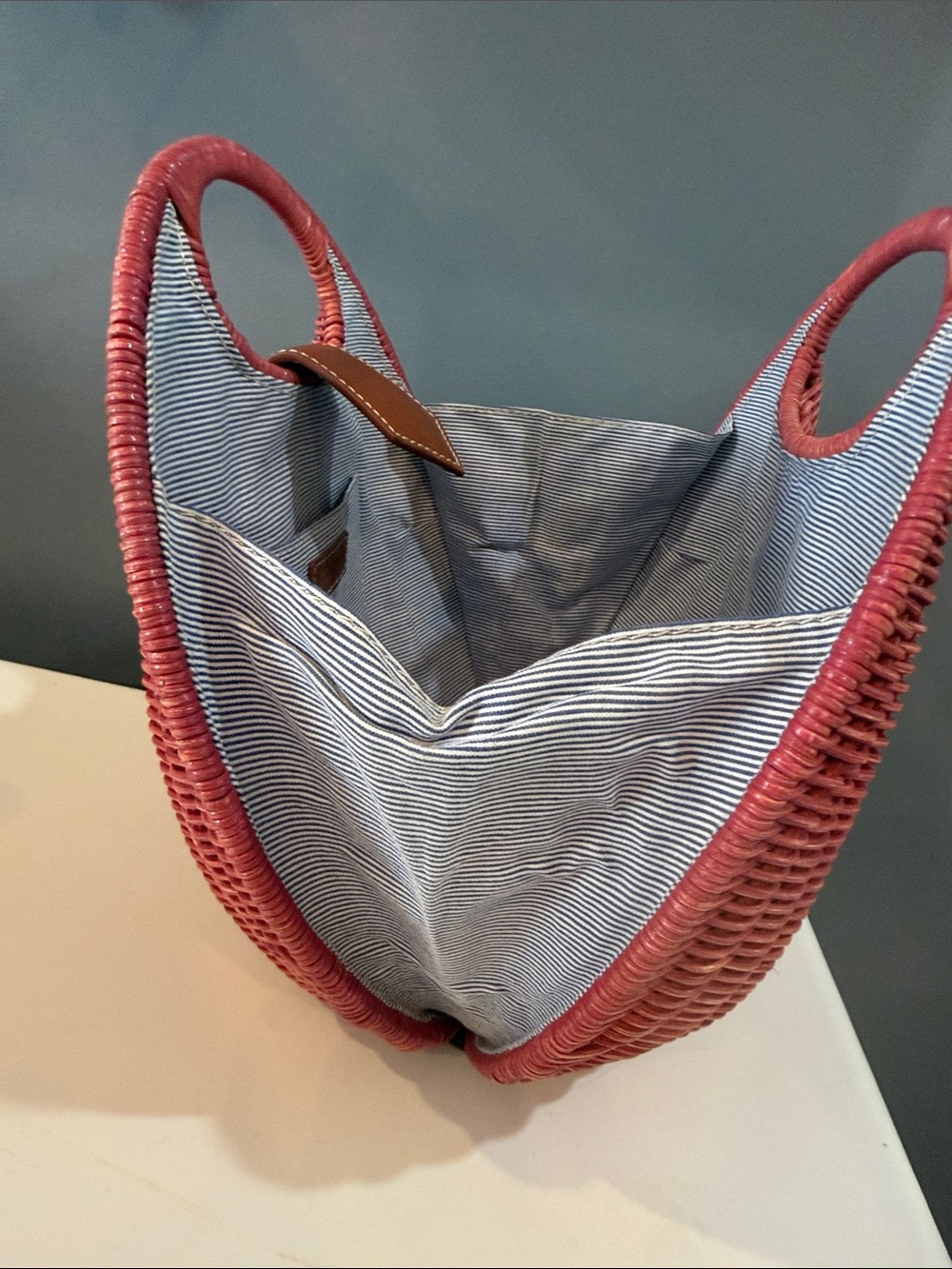 J. McLaughlin Victoria wicker bag - Picture 10 of 12